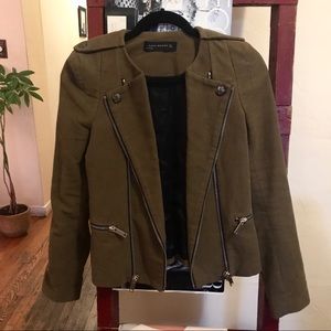 Army Green Zara Blazer / Jacket